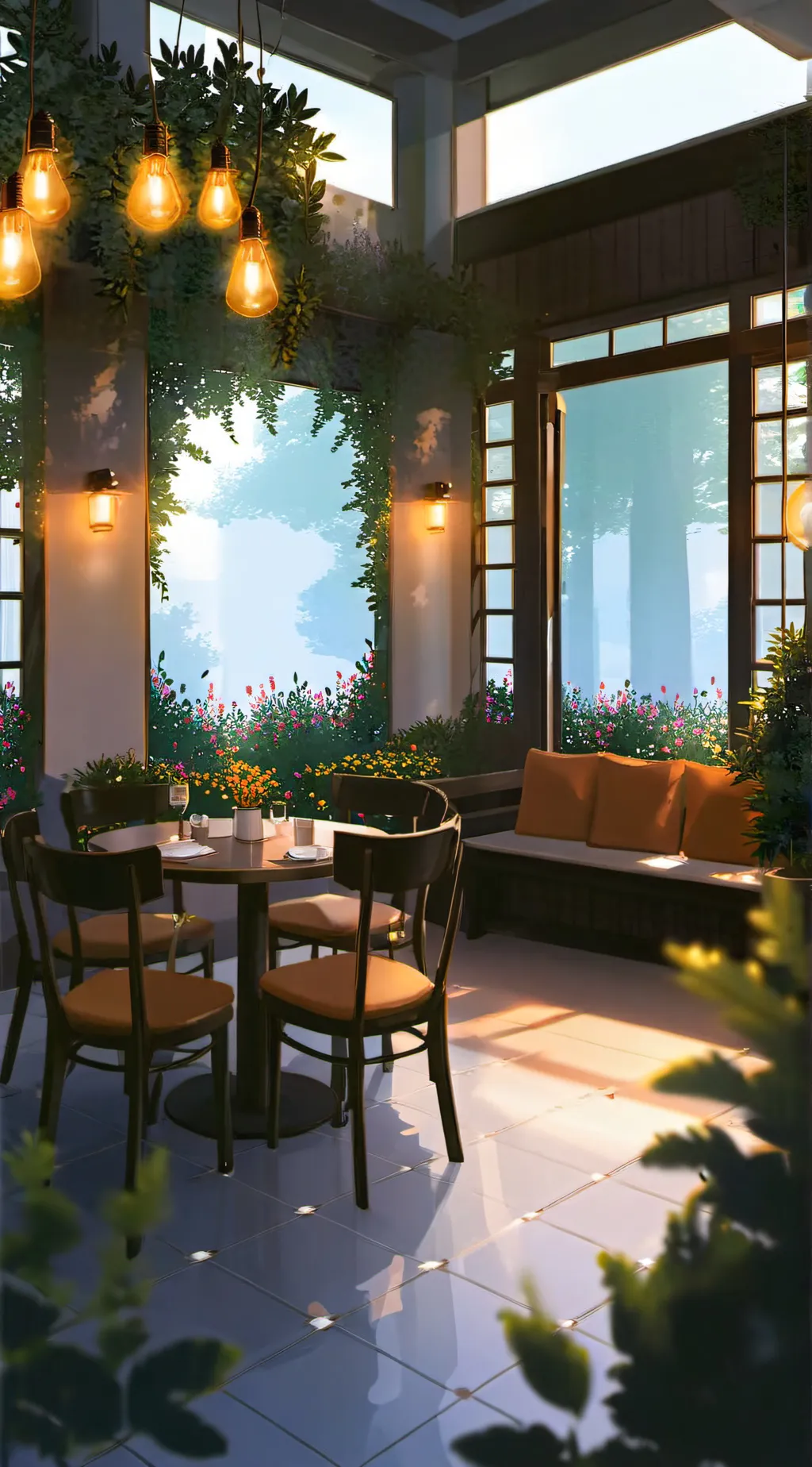 ai character: Chill Place background