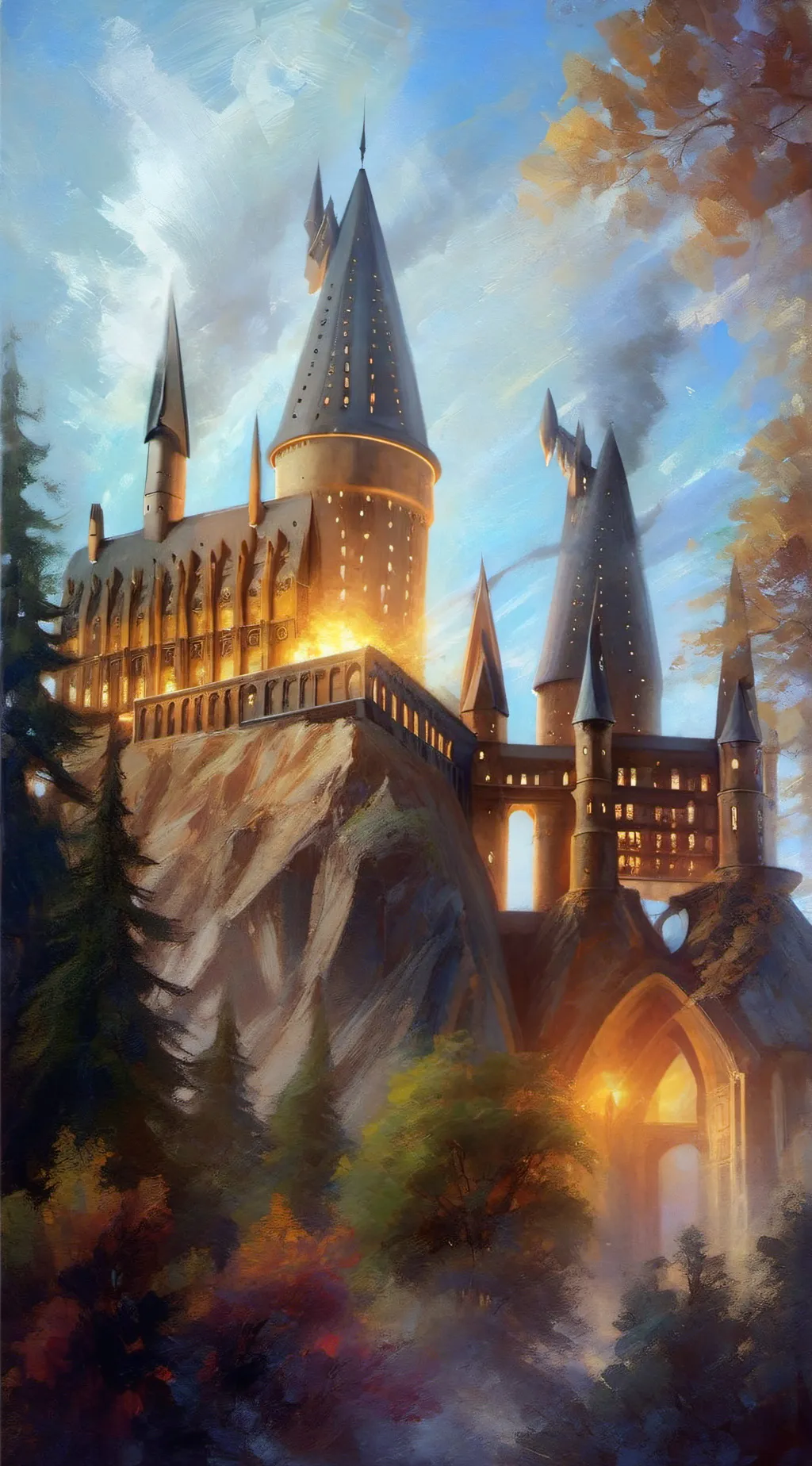 ai character: Hogwarts gc  background