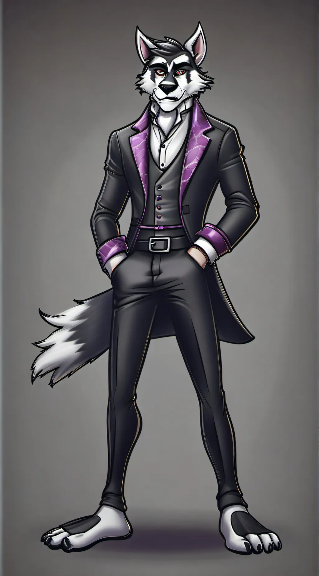 ai character: furry femboy feet background