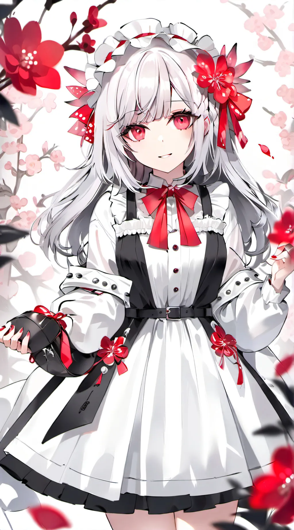 ai character: Escarlet background