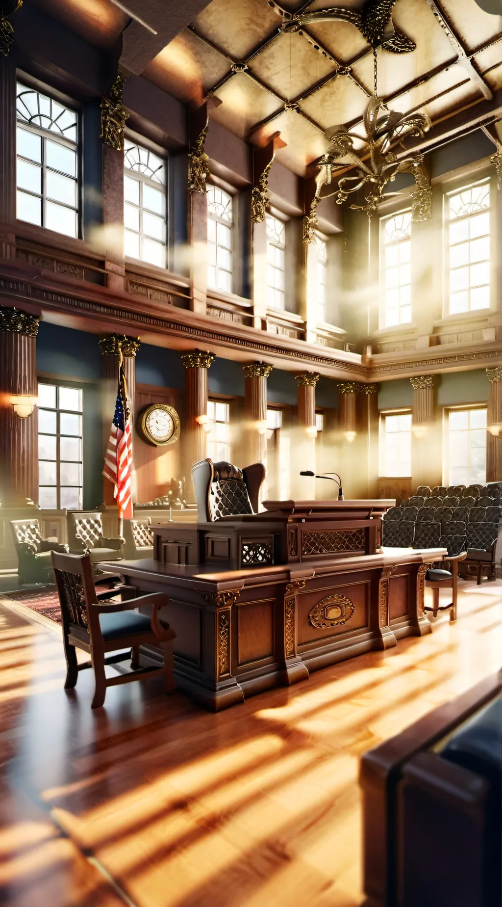 ai character: court background