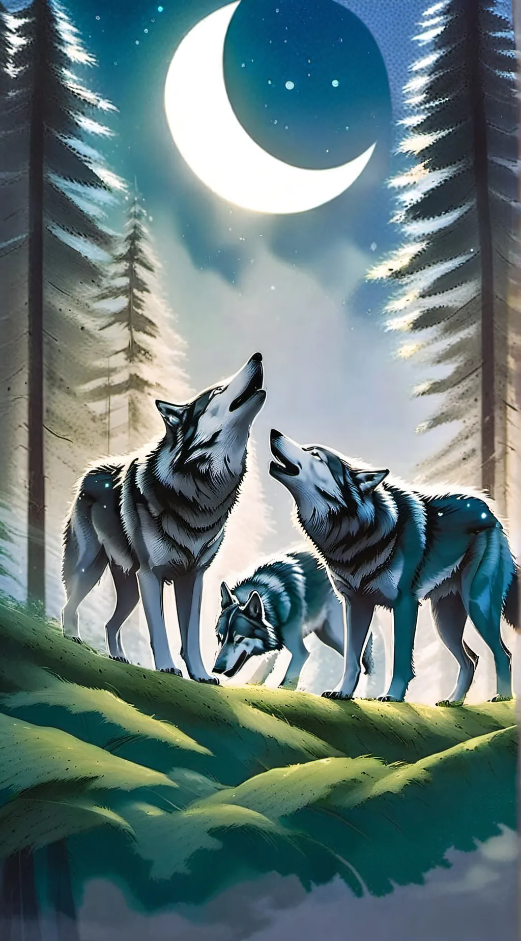 ai character: Pack of Rain background