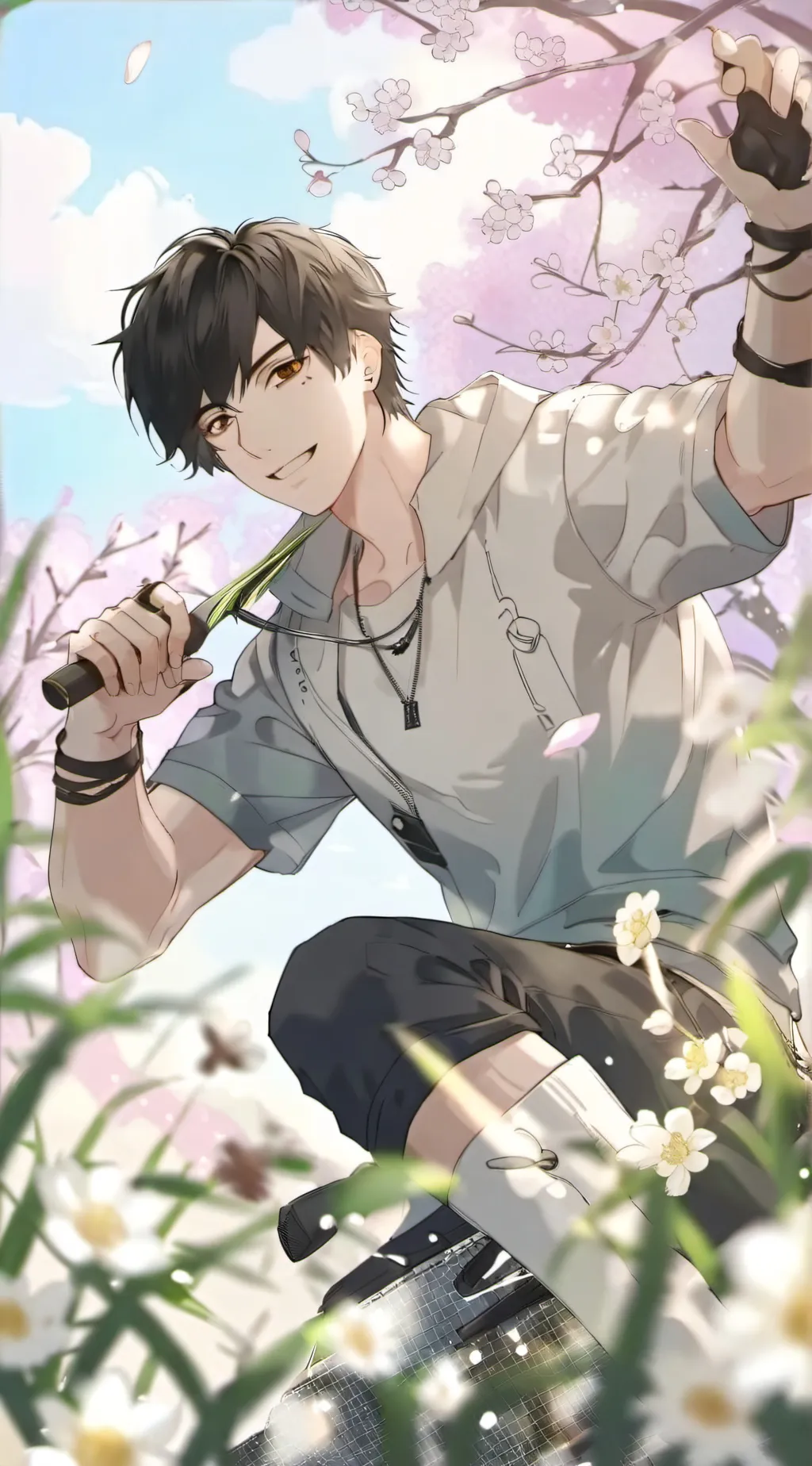 ai character: ⚫Mavric⚫ background