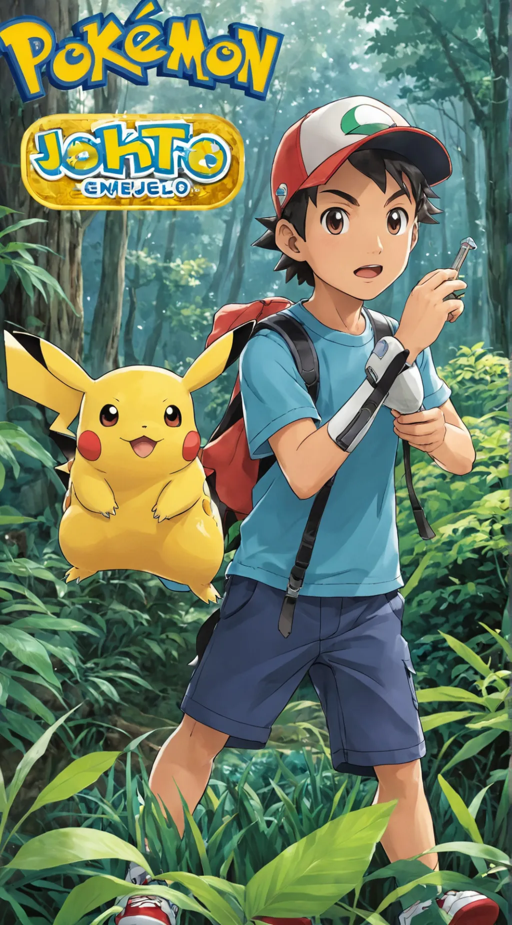 ai character: Ash Pokémon  background