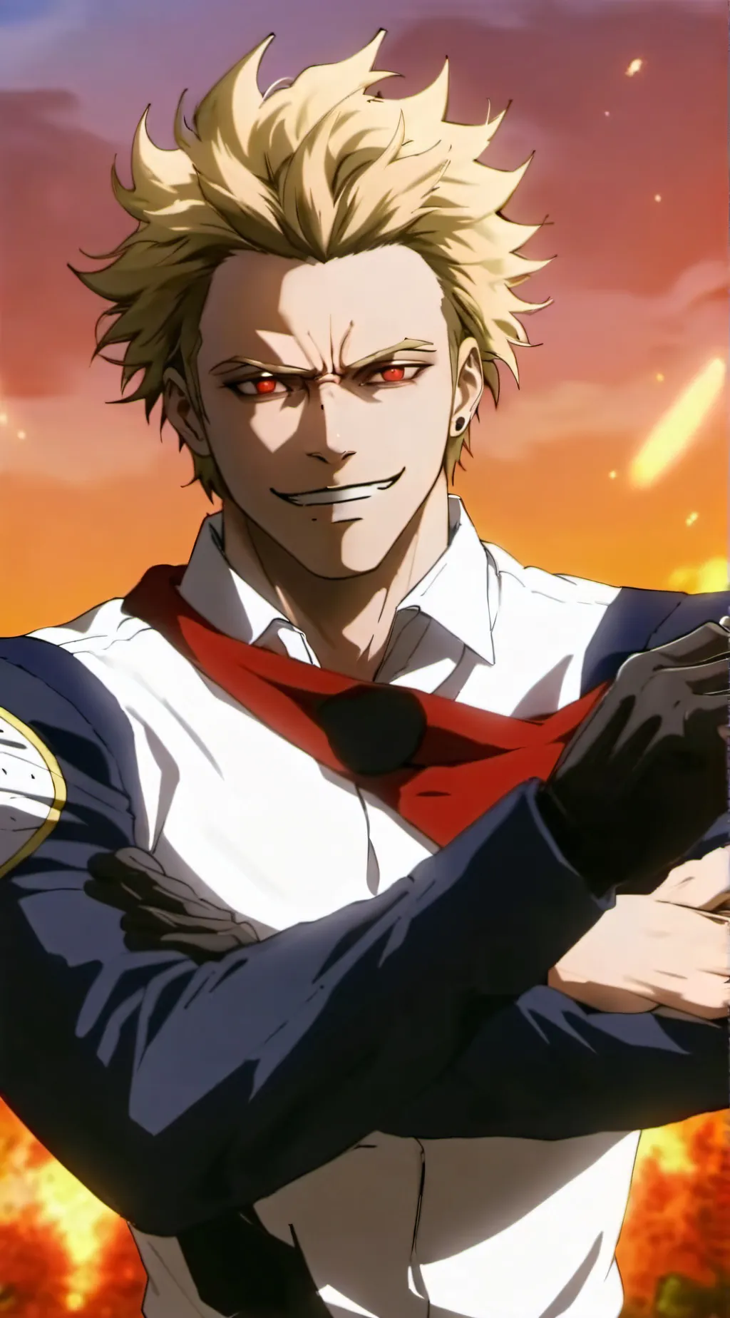 ai character: all might  background