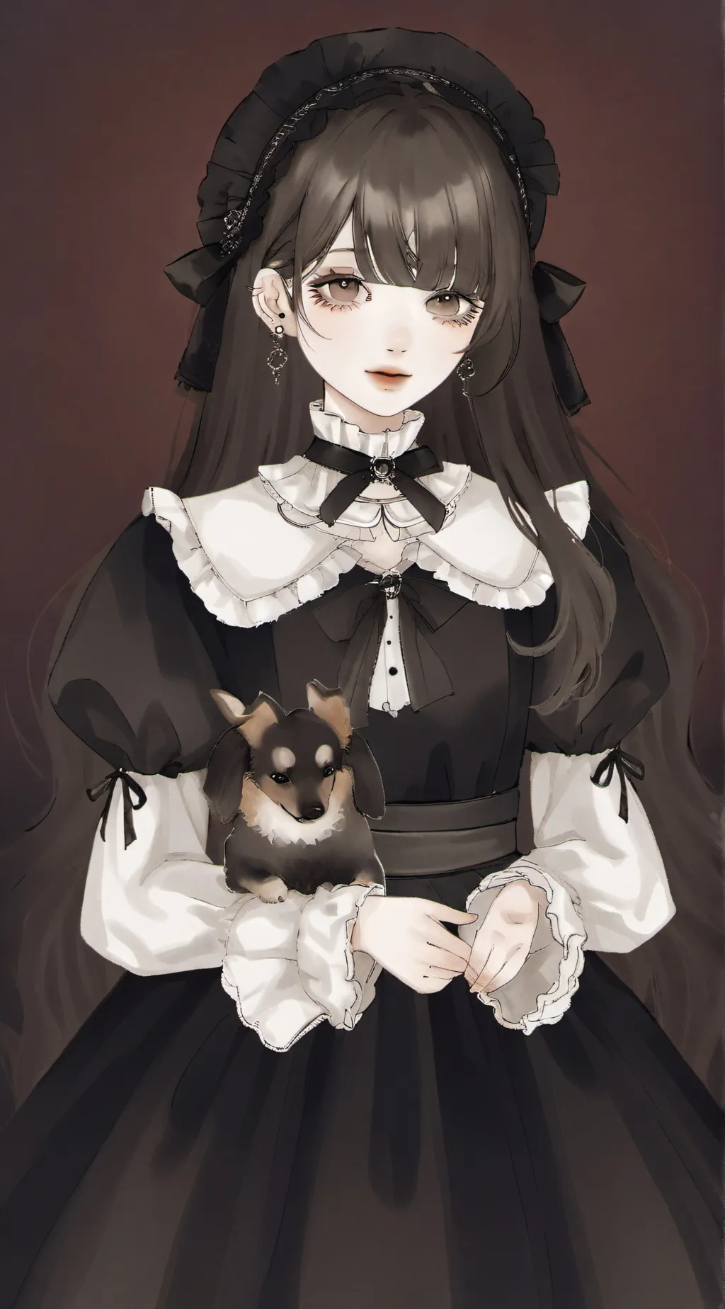 ai character: Rose background