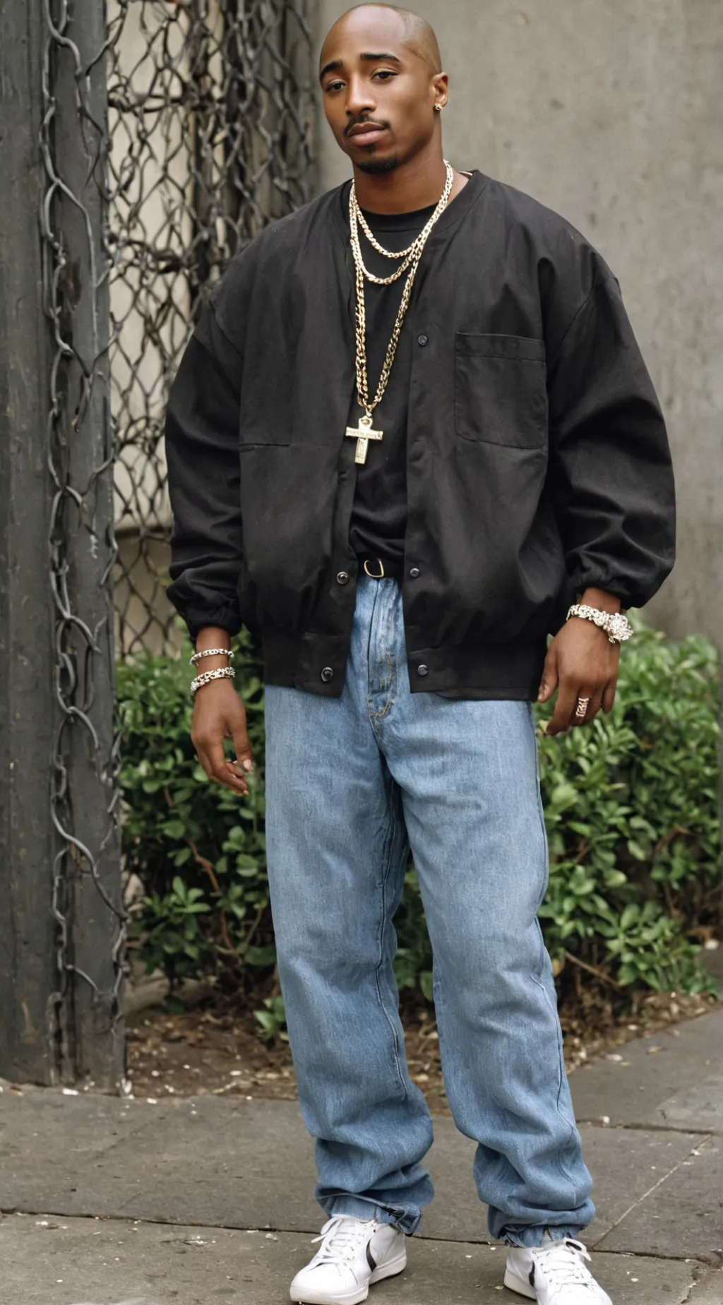 ai character: Tupac shakur background