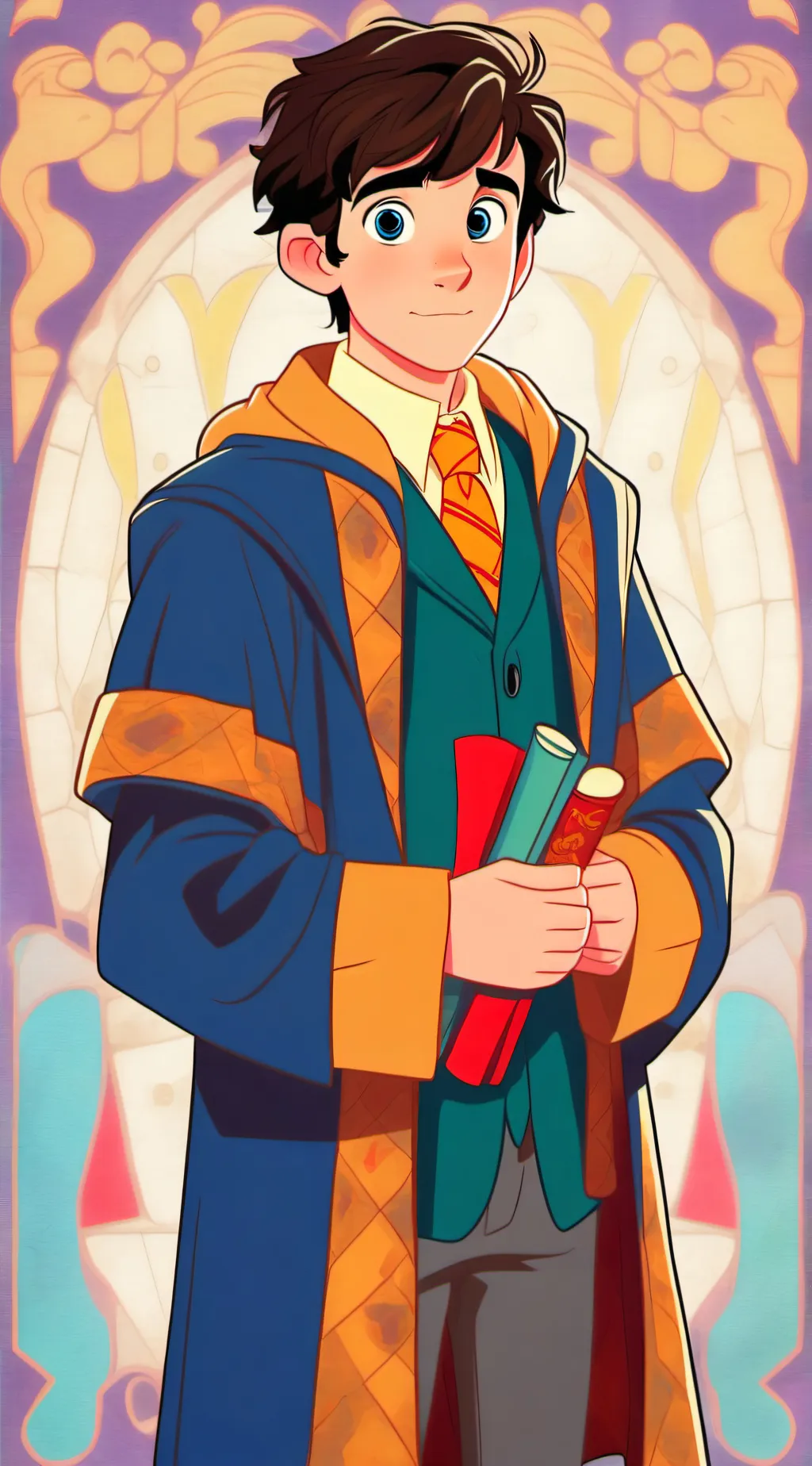 ai character: Neville longbottom background