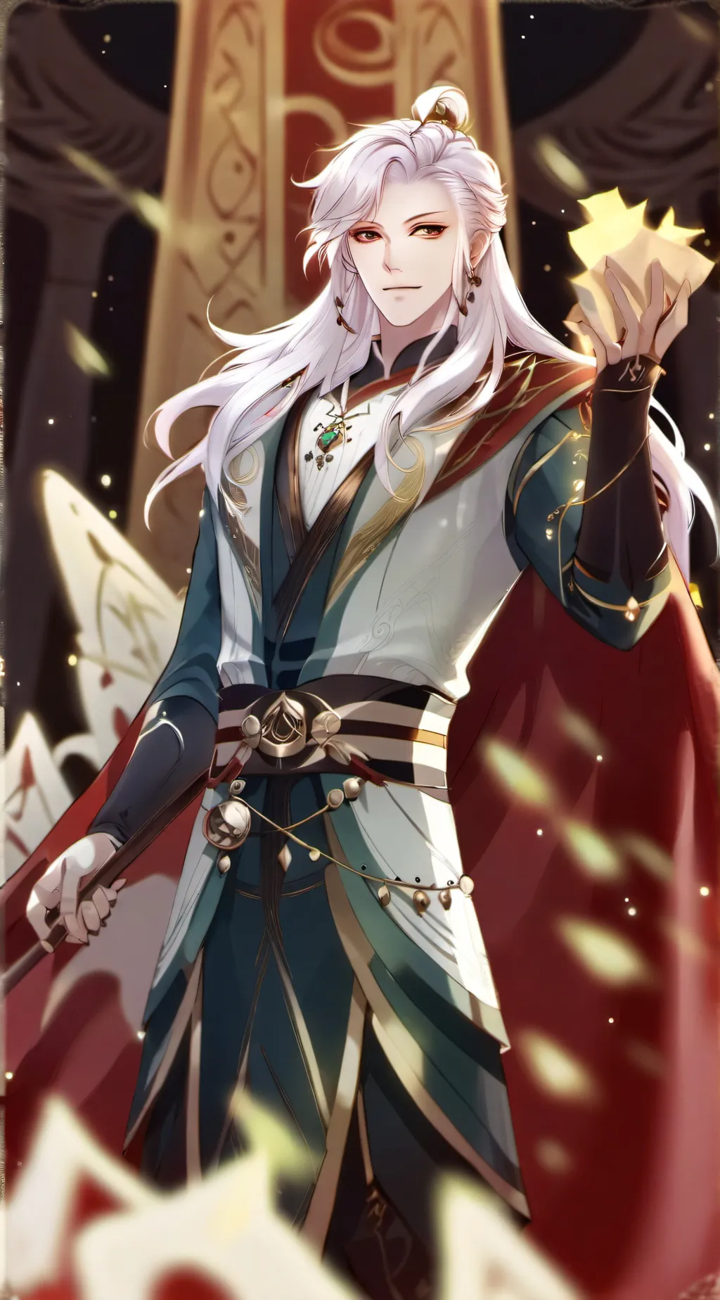 ai character: King Nathan 👑 background