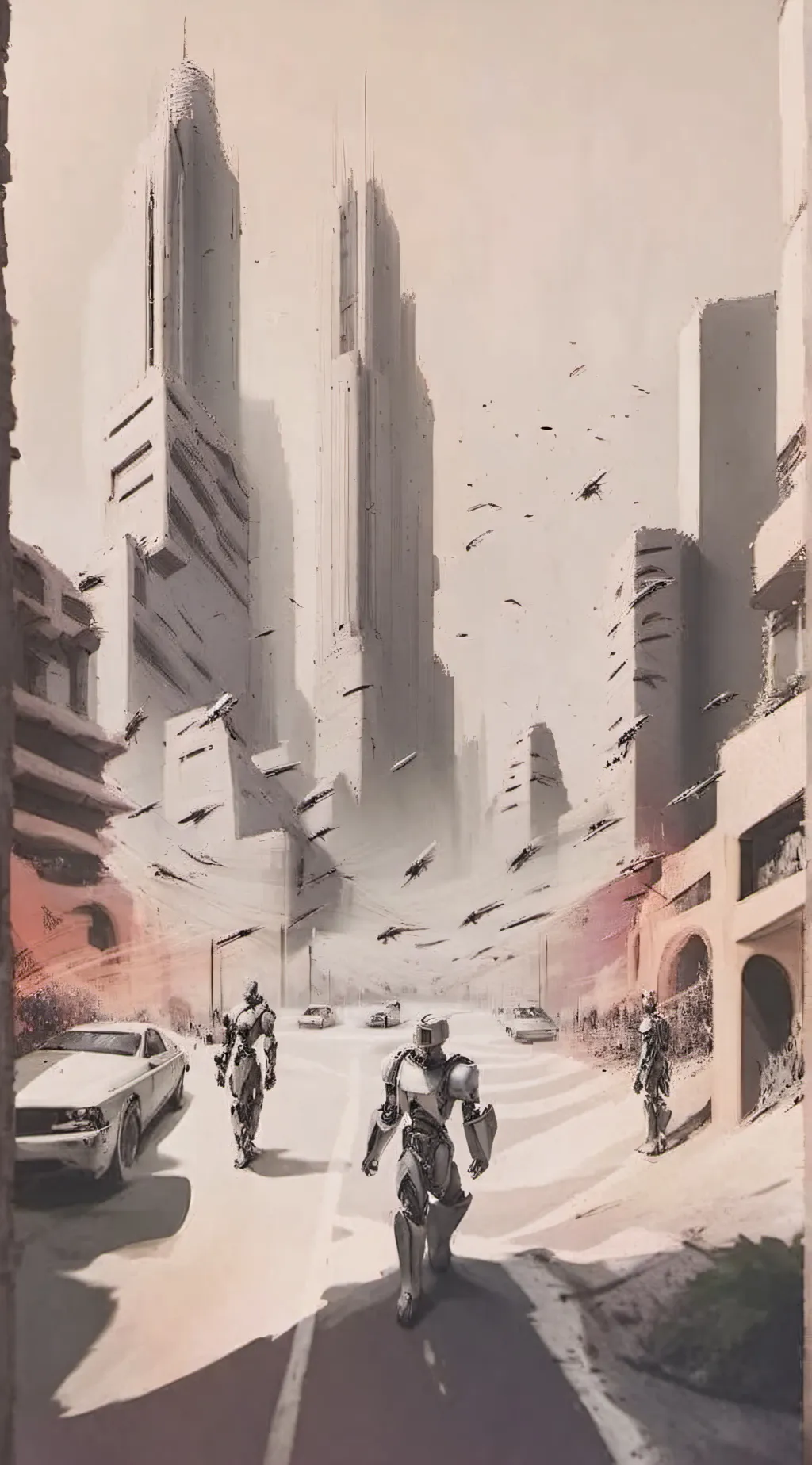 ai character: retropolis  background