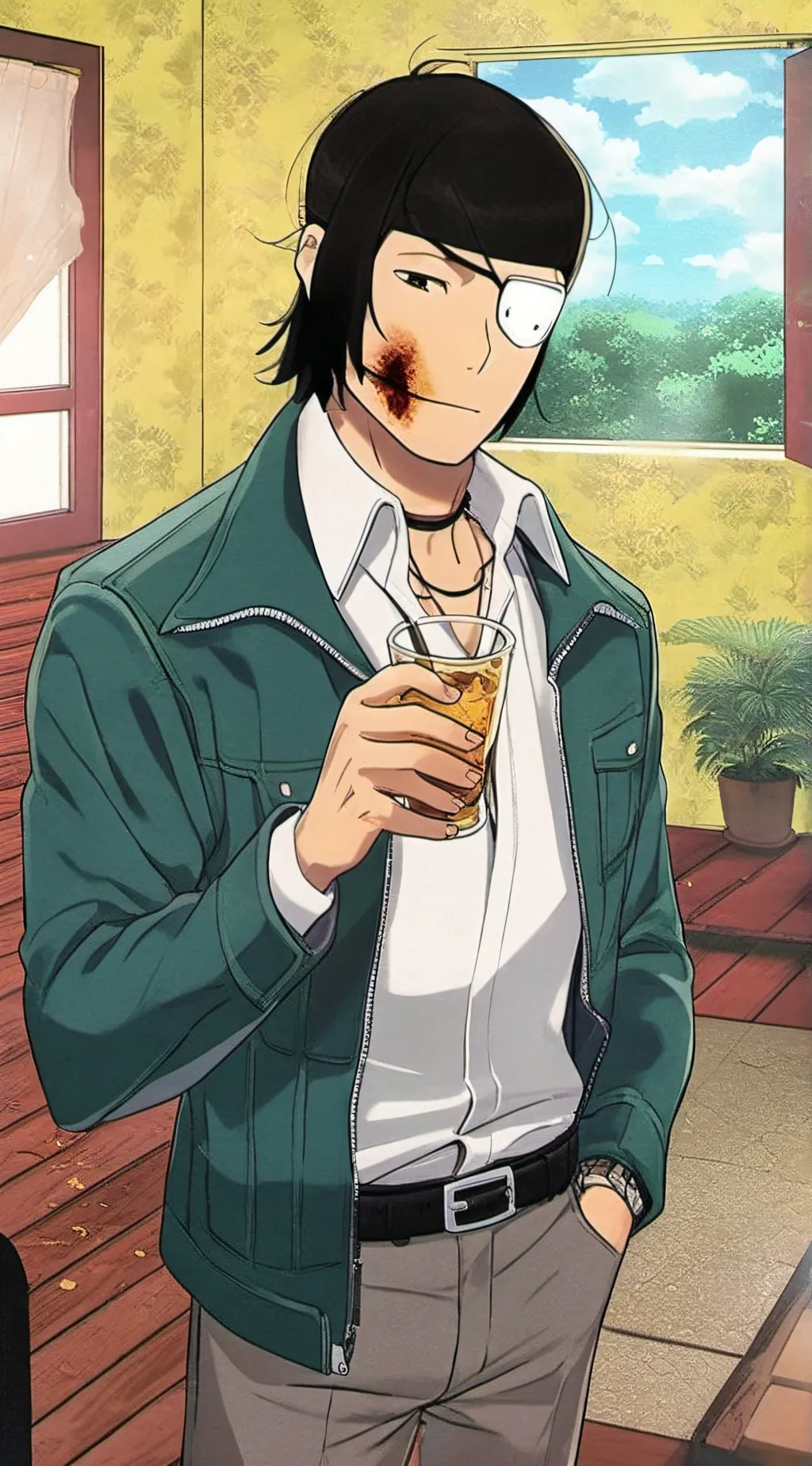 ai character: Prussia soldier background