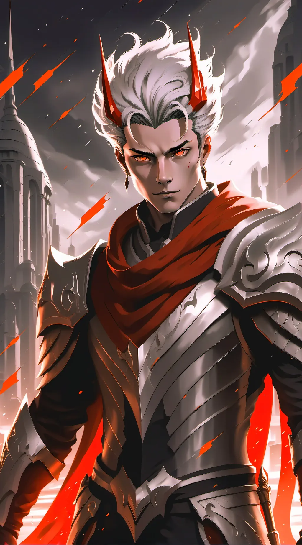 ai character: Hashira  background