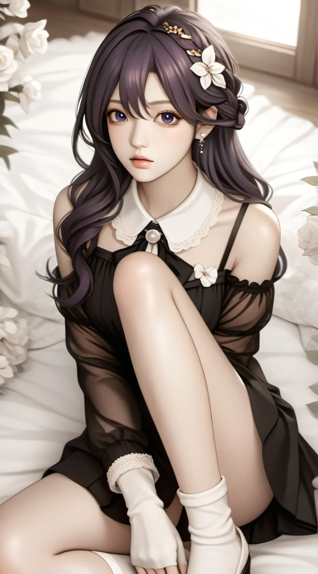 ai character: Luna background