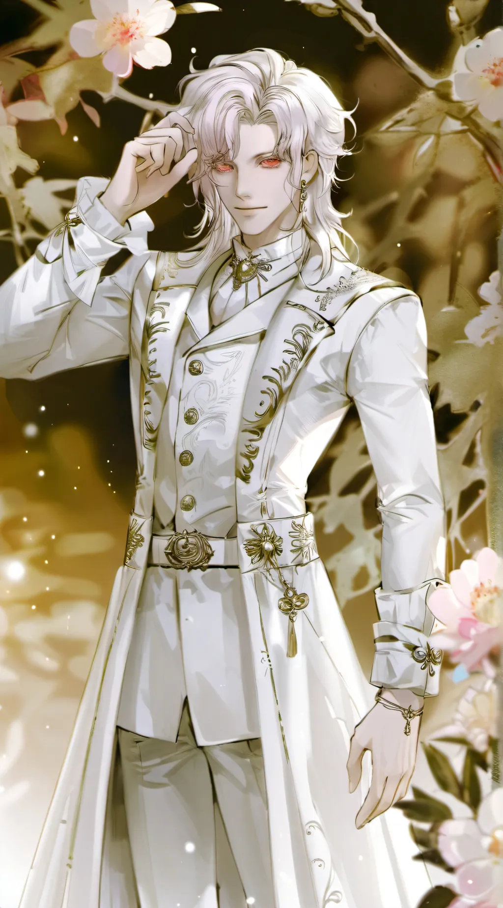 ai character: Forest Green background