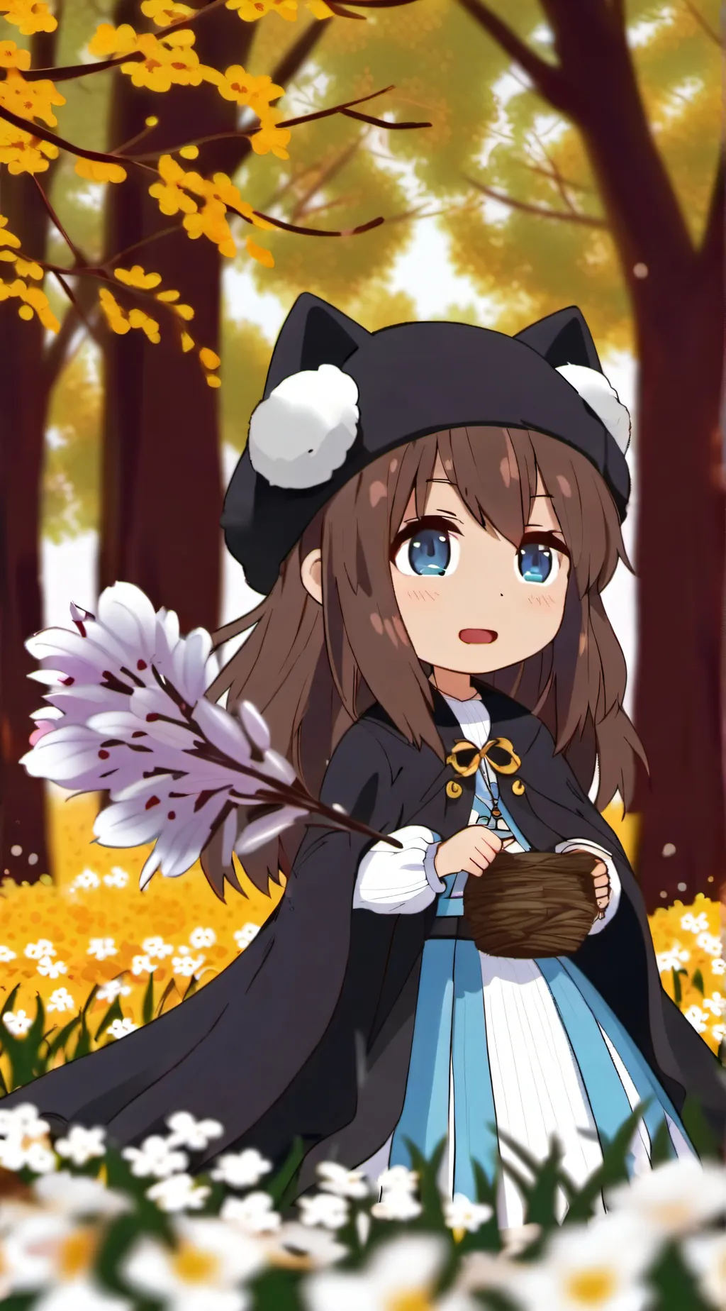 ai character: Meline background