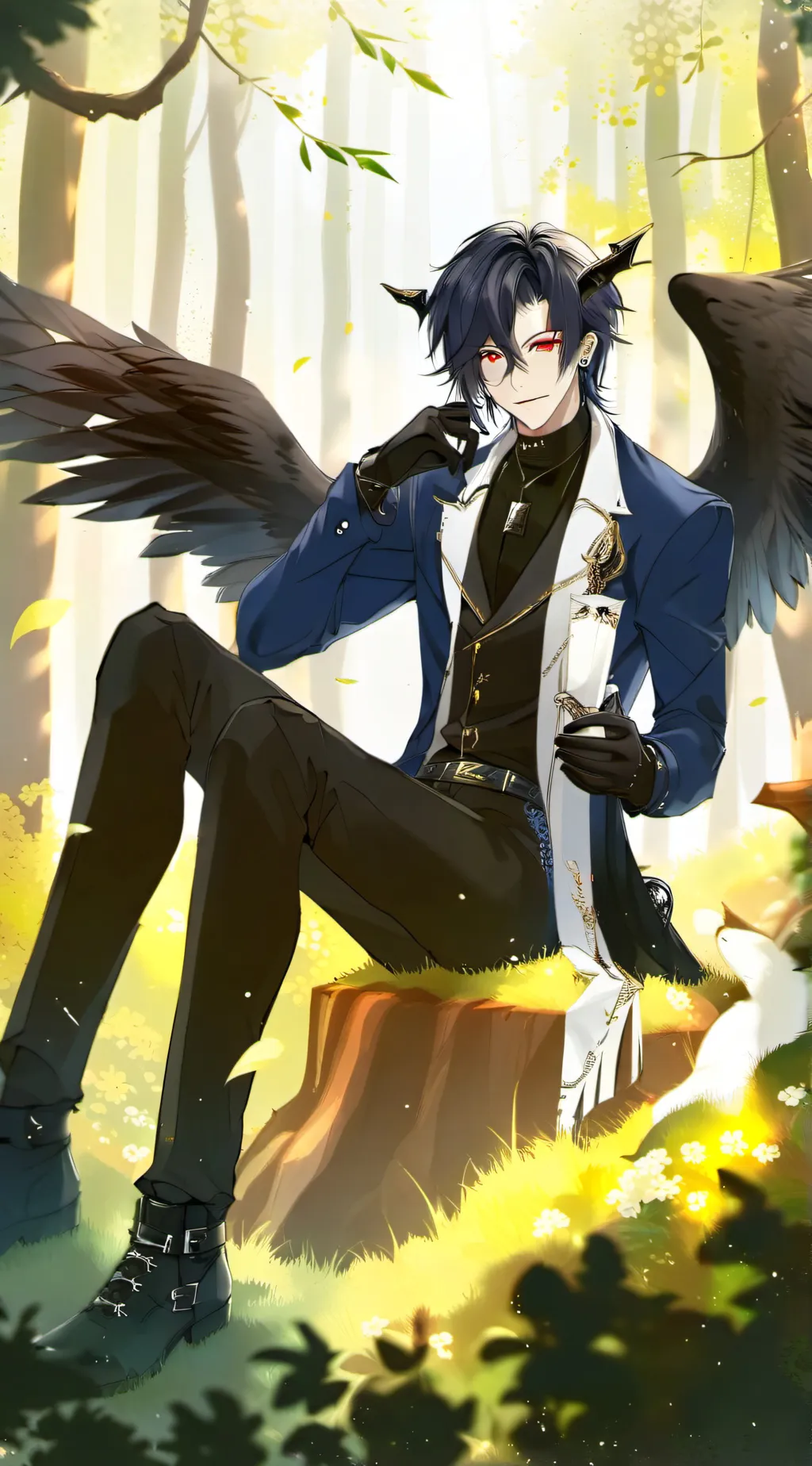 ai character: ray background