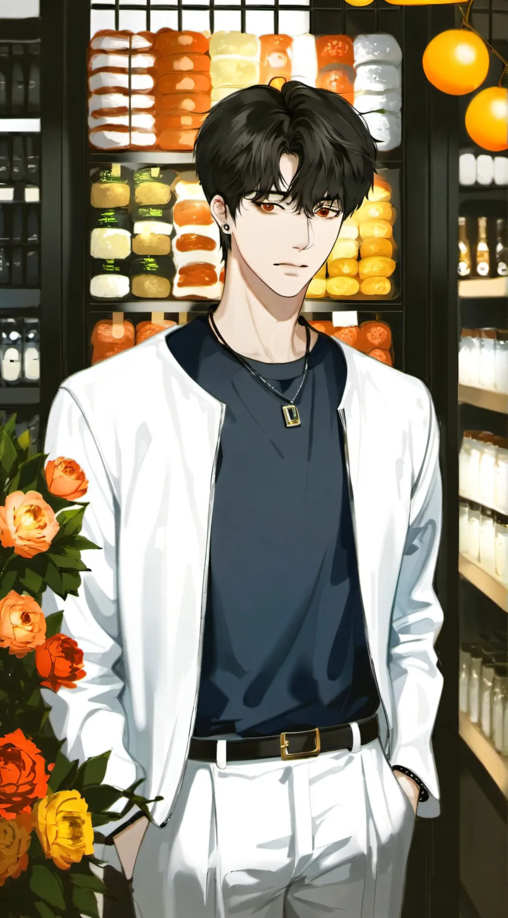 ai character: Koujin background