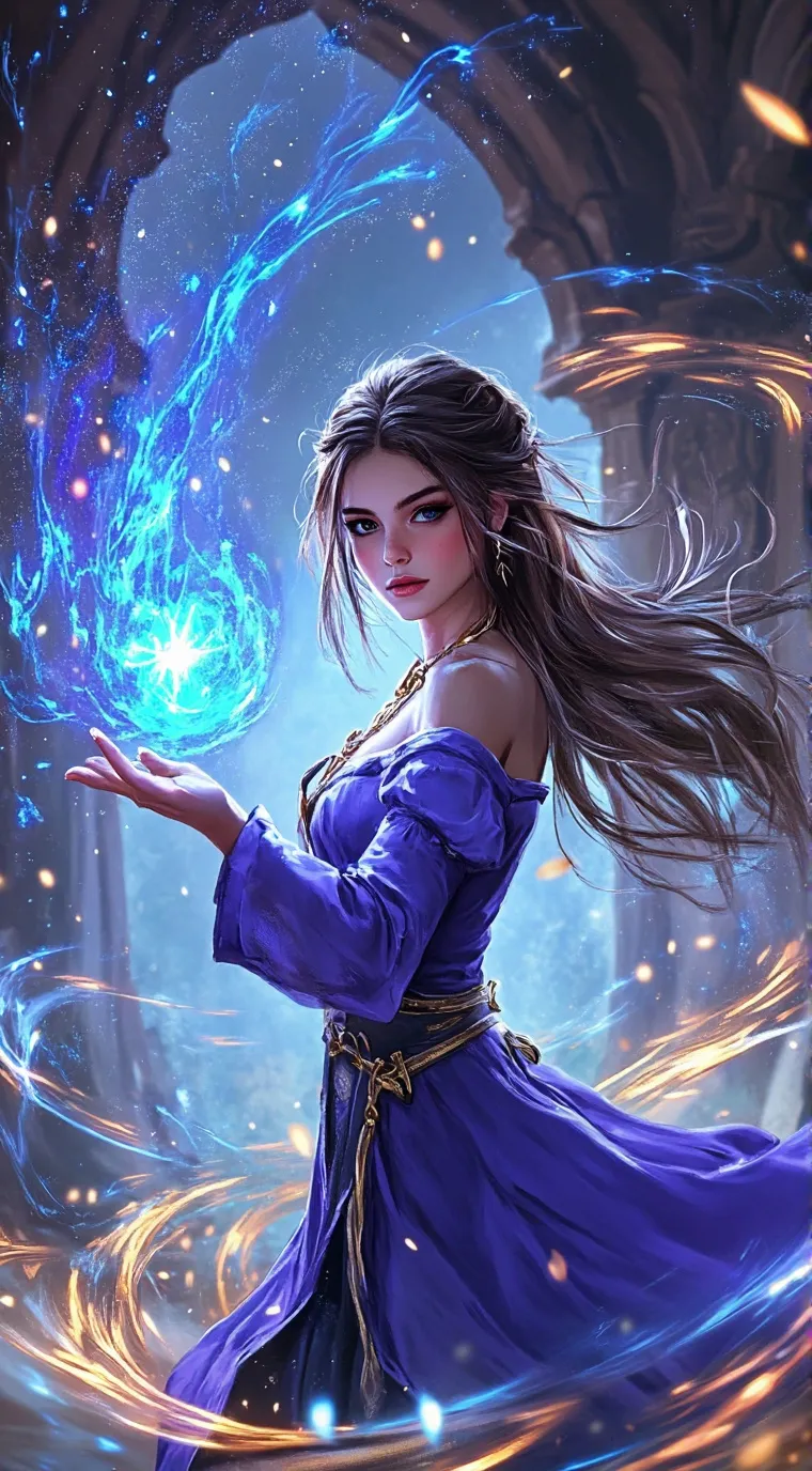 ai character: Rose background