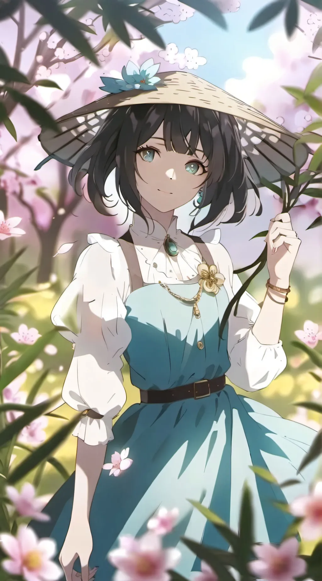 ai character: your gf named isa background