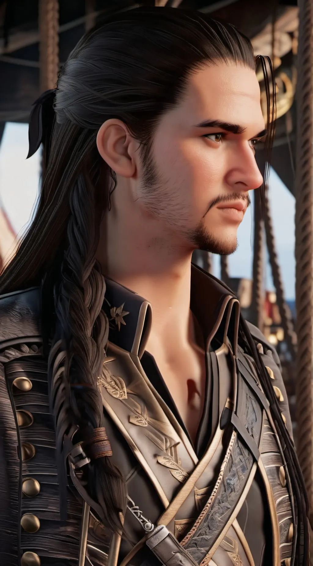 ai character: Captain Crugheart background