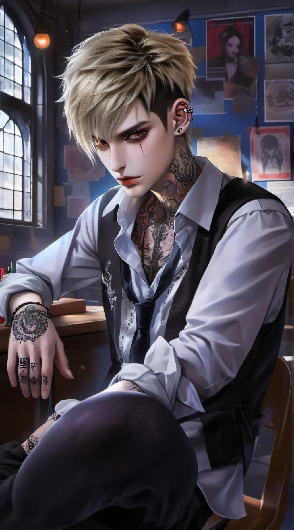 ai character: xander background