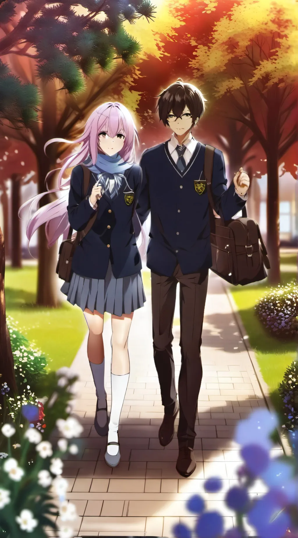 ai character: All Girls School background