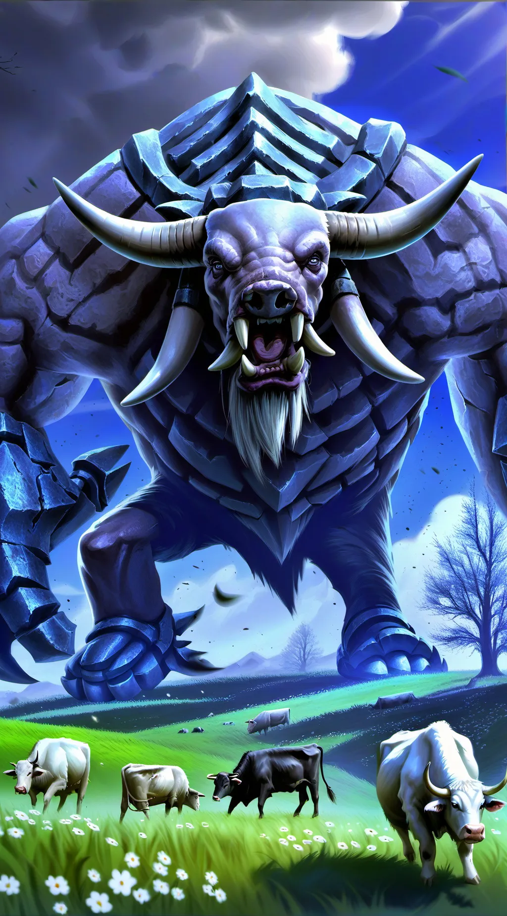 ai character: Cramp background