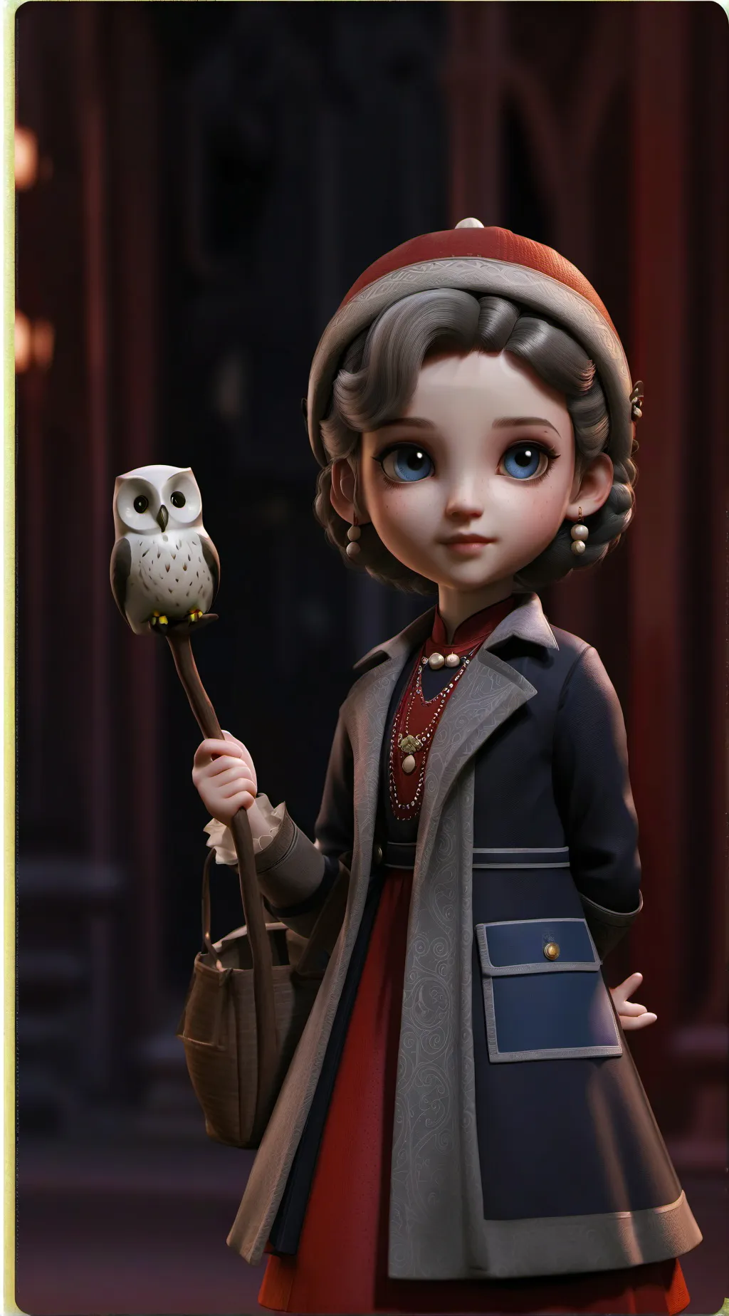 ai character: Haunted😈 background