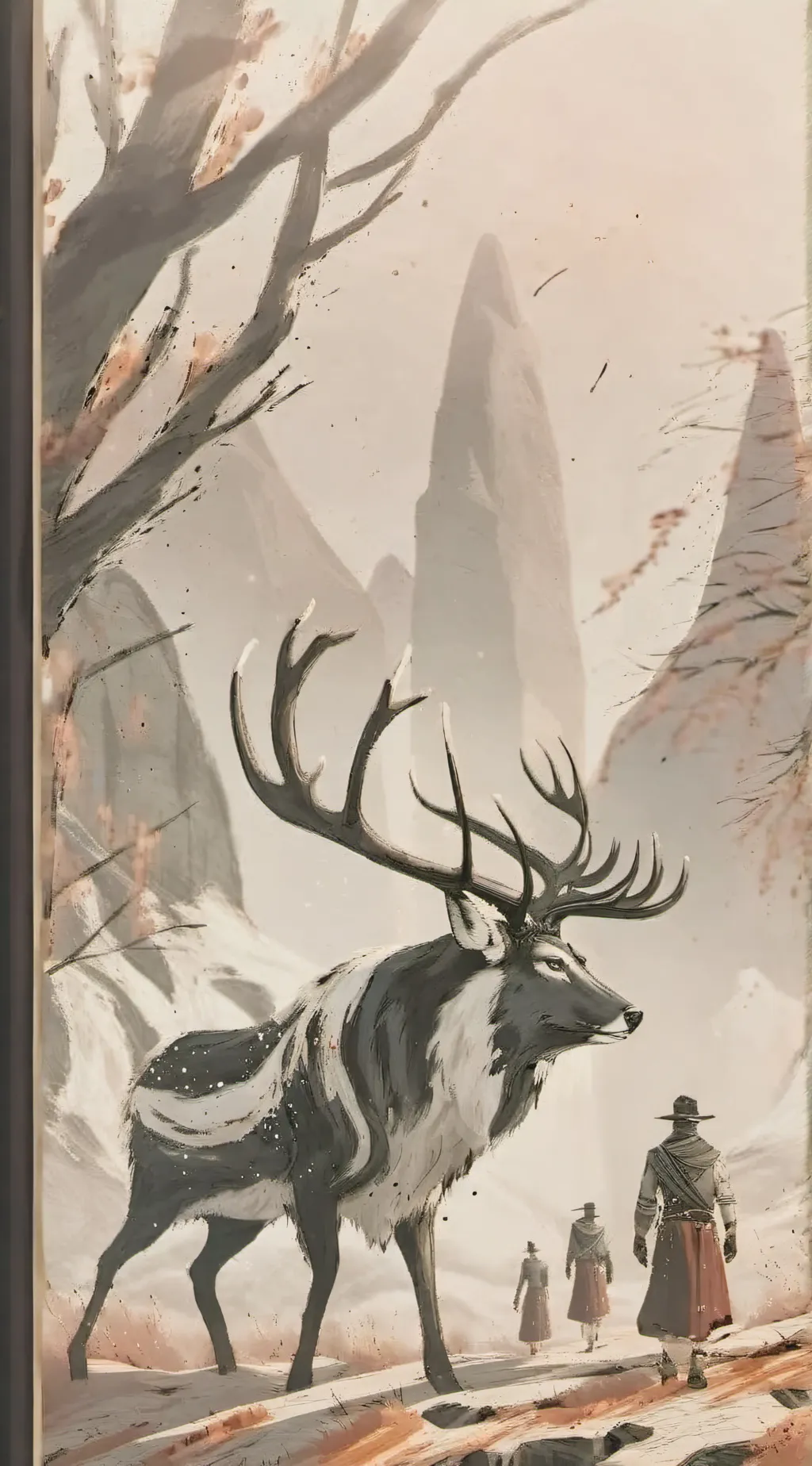 ai character: Zombies x people  background