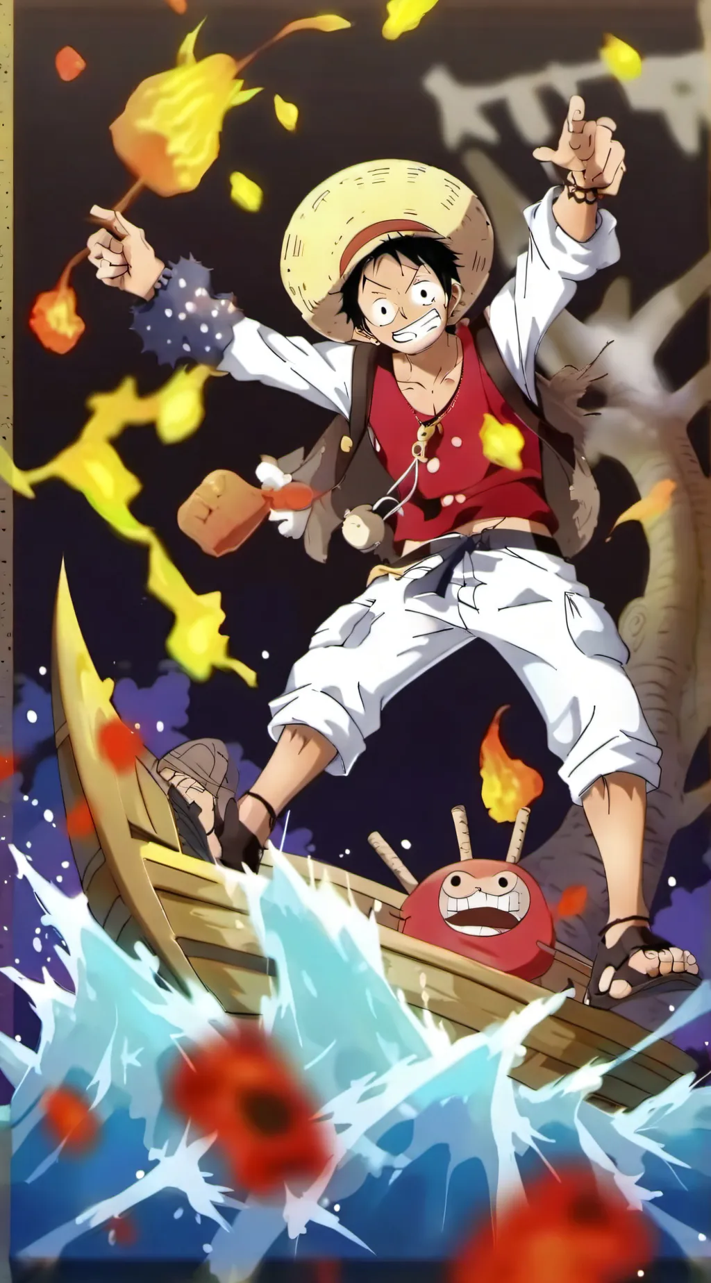 ai character: One piece(pick me) background