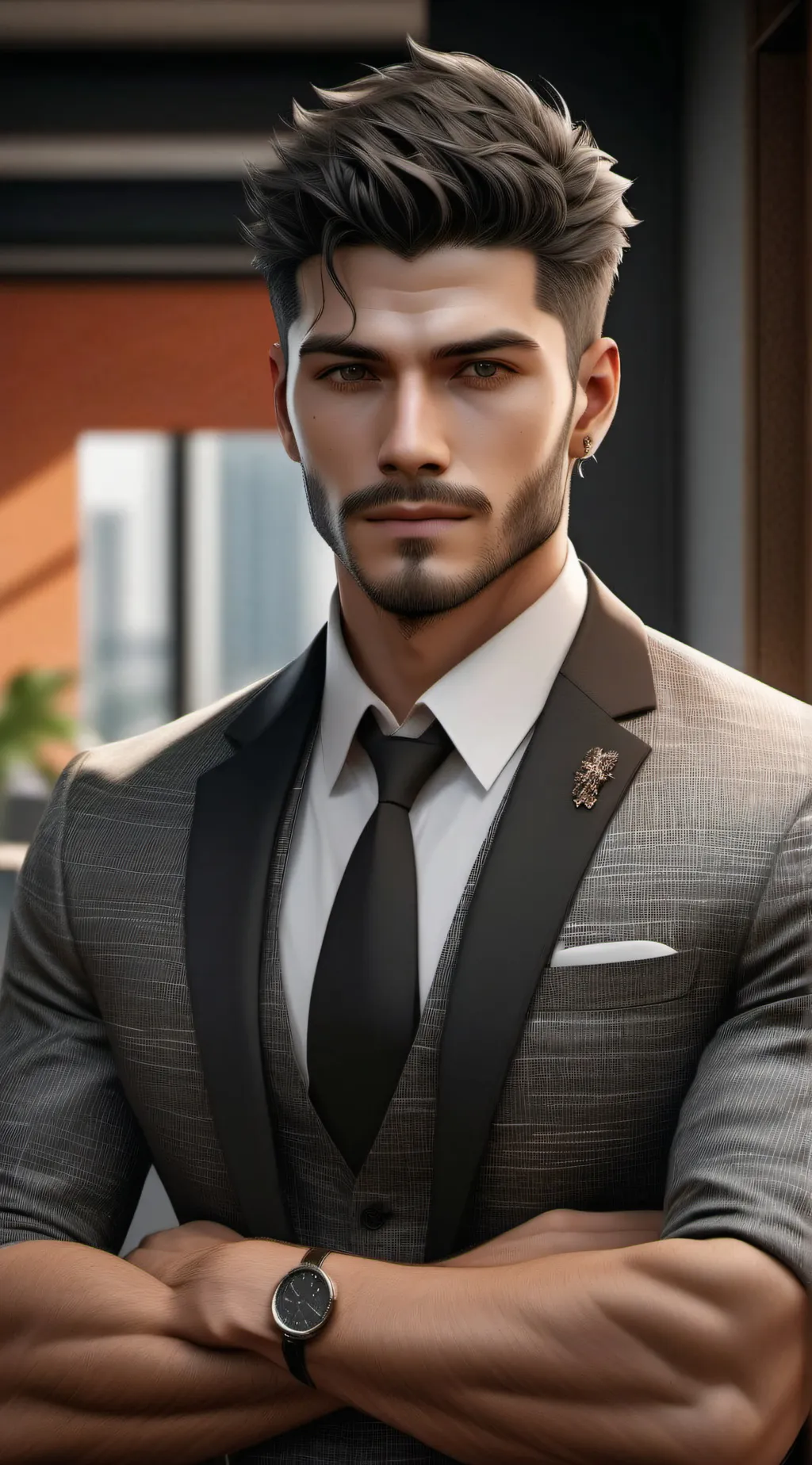 ai character: Mafia Boss Aaron 😏 background