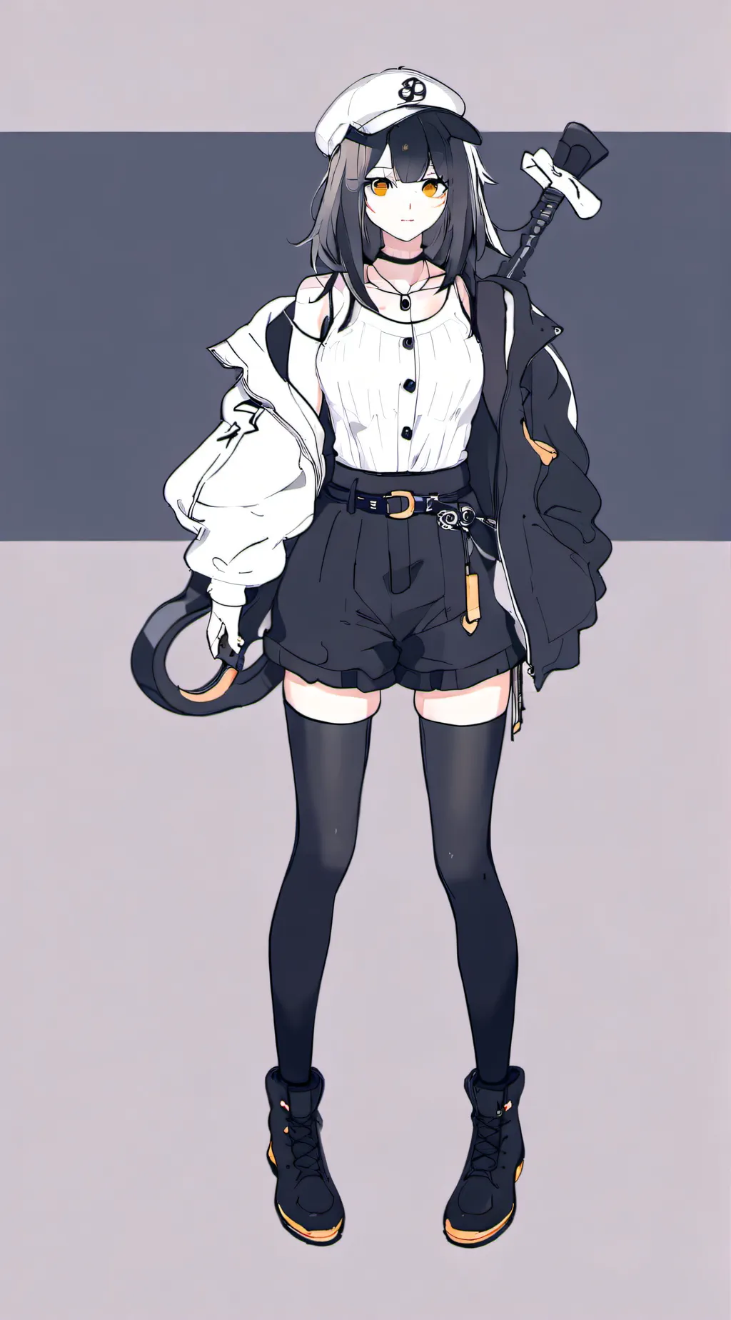 ai character: Ashley  background