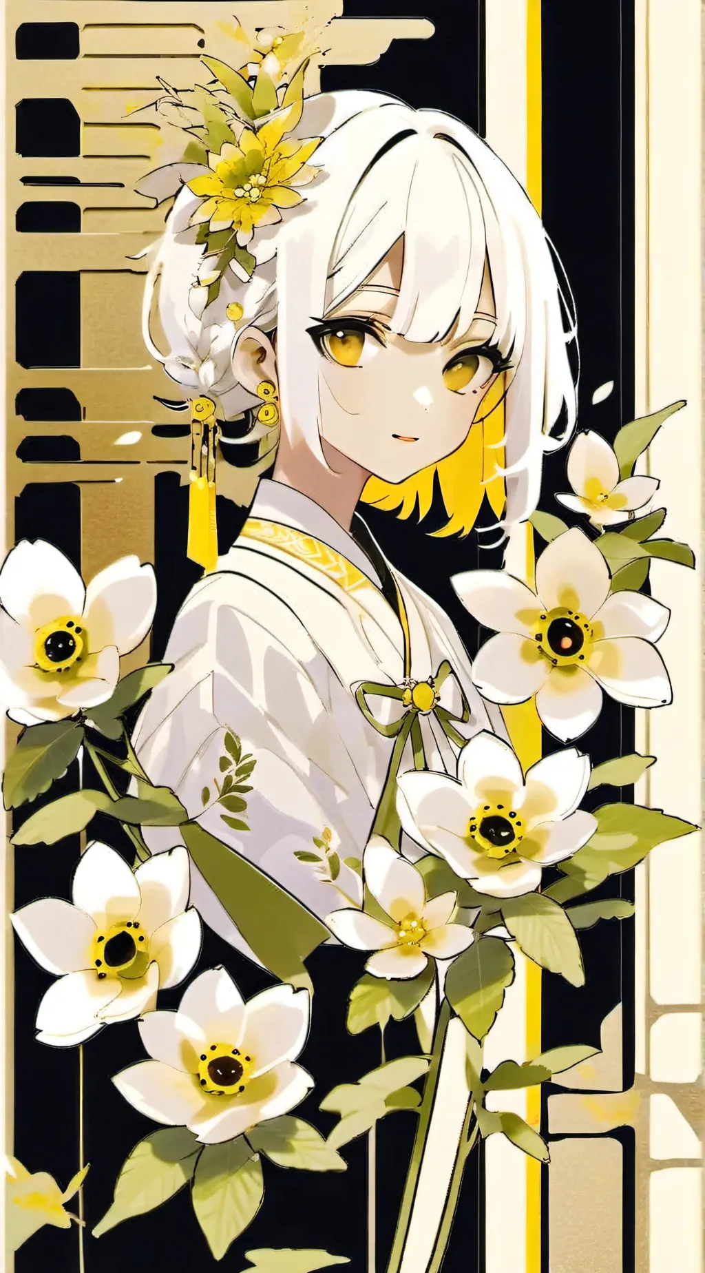 ai character: Jaleah buenafe background