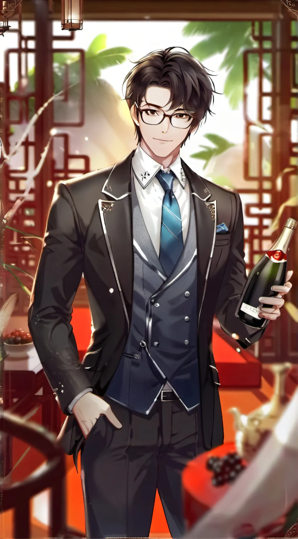 ai character: yue yuan background