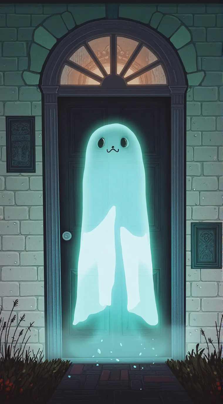 ai character: ghosty background