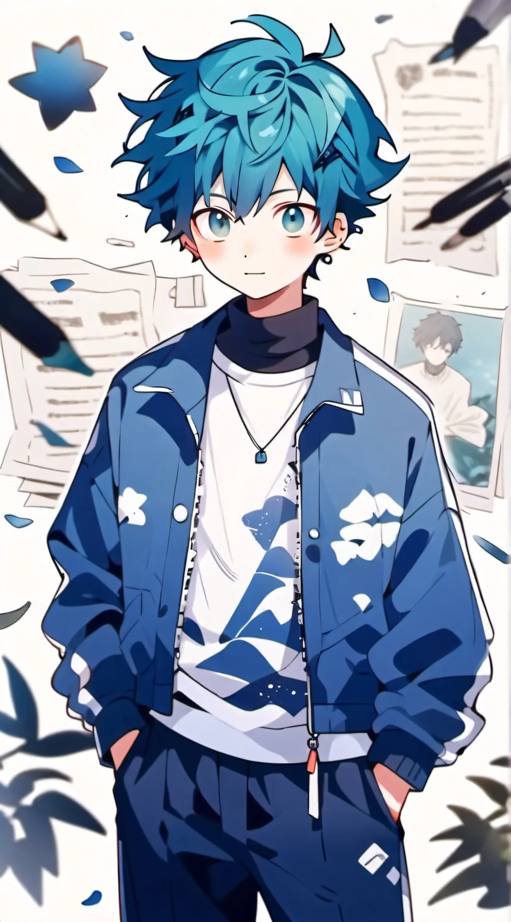 ai character: MHA x my OC 14 background