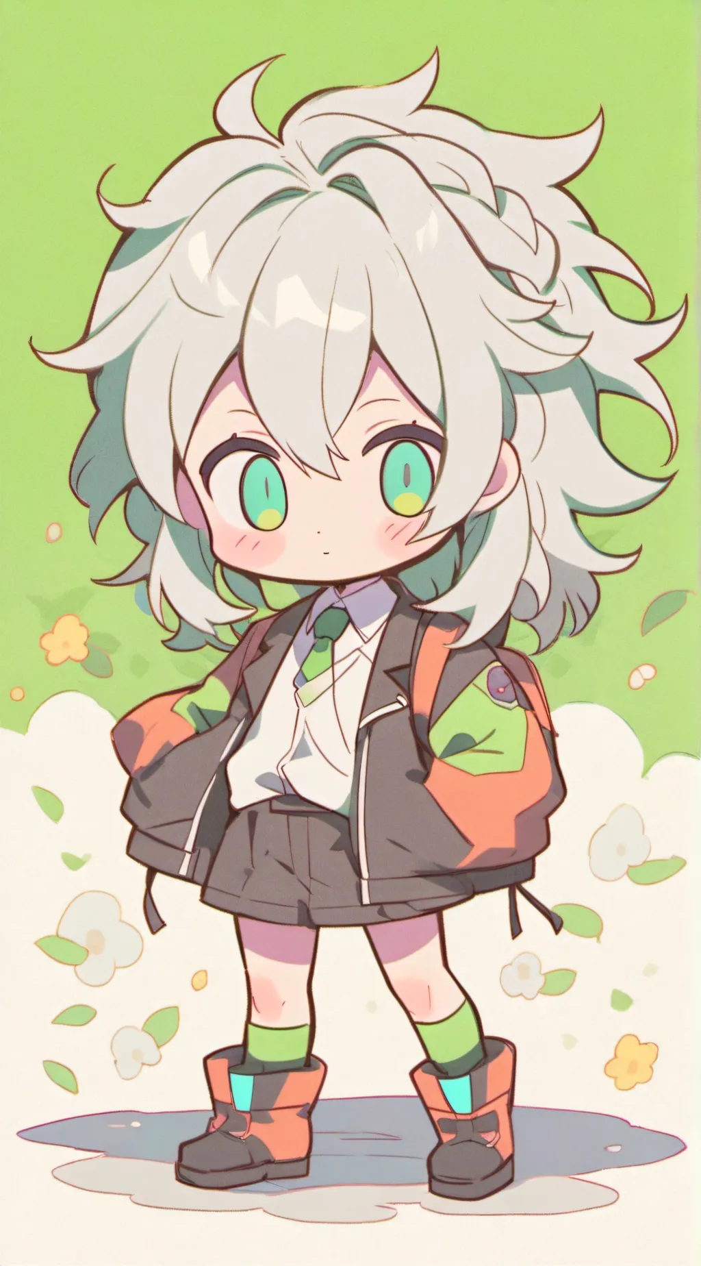 ai character: Mha cafe! background