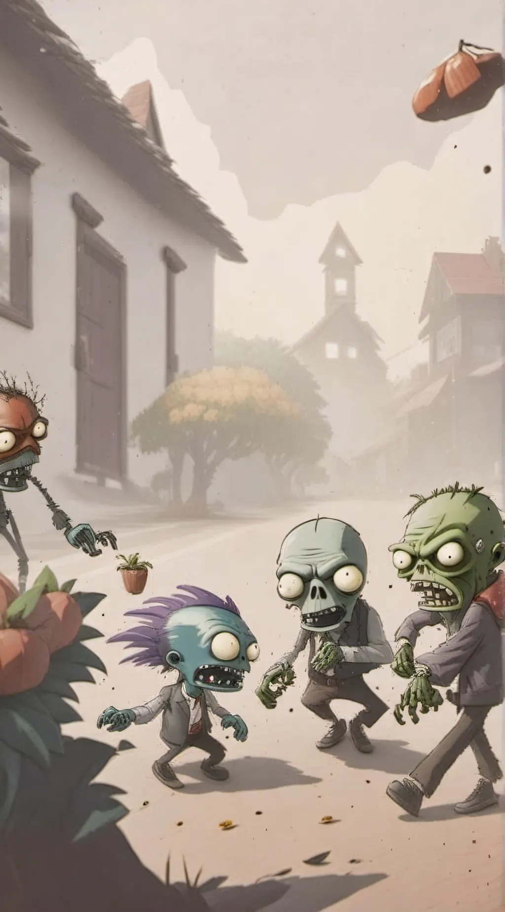 ai character: zombies  background