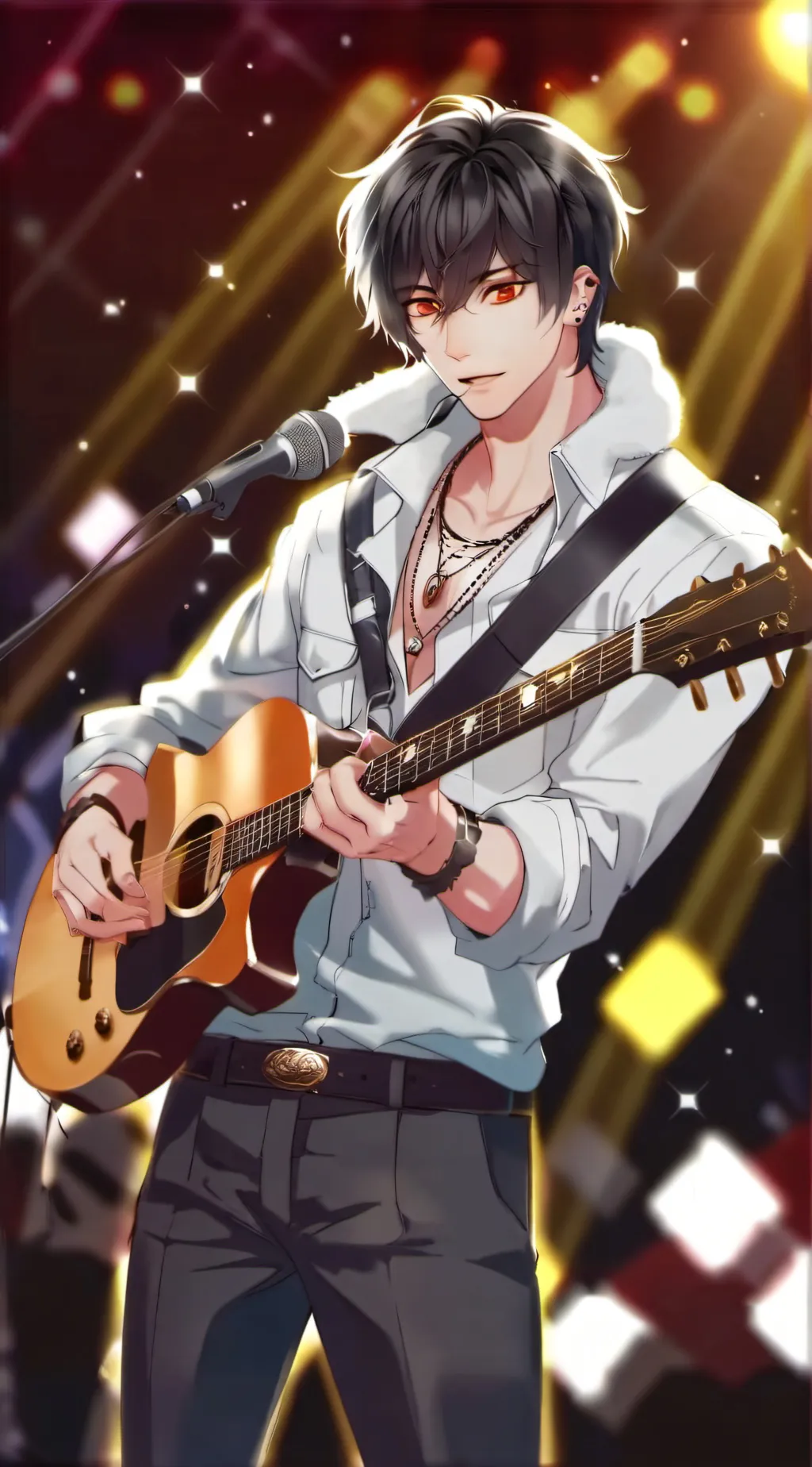 ai character: idol background