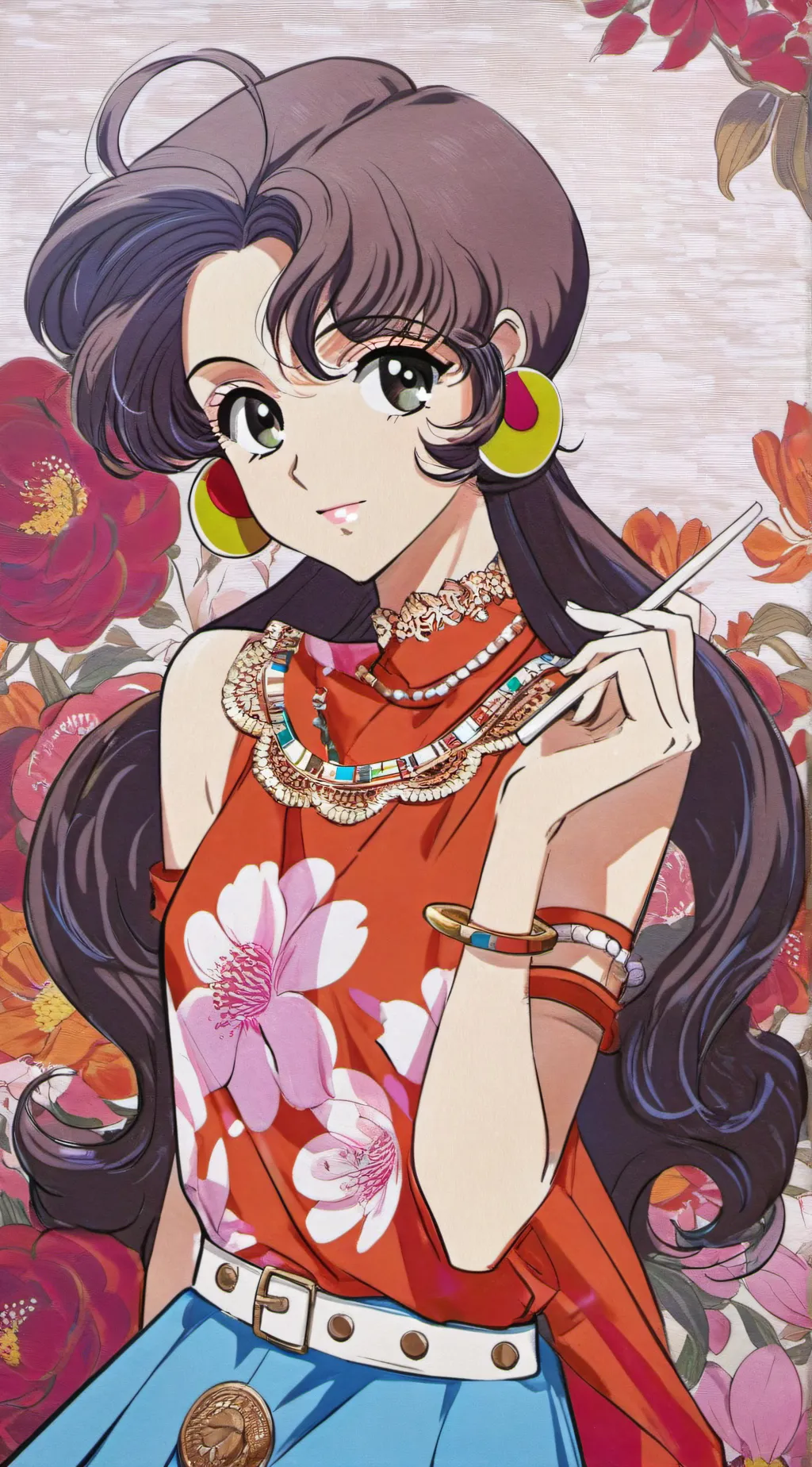 ai character: Angie ❤ background