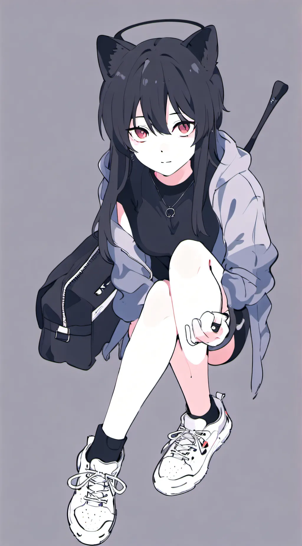 ai character: hatsune  background