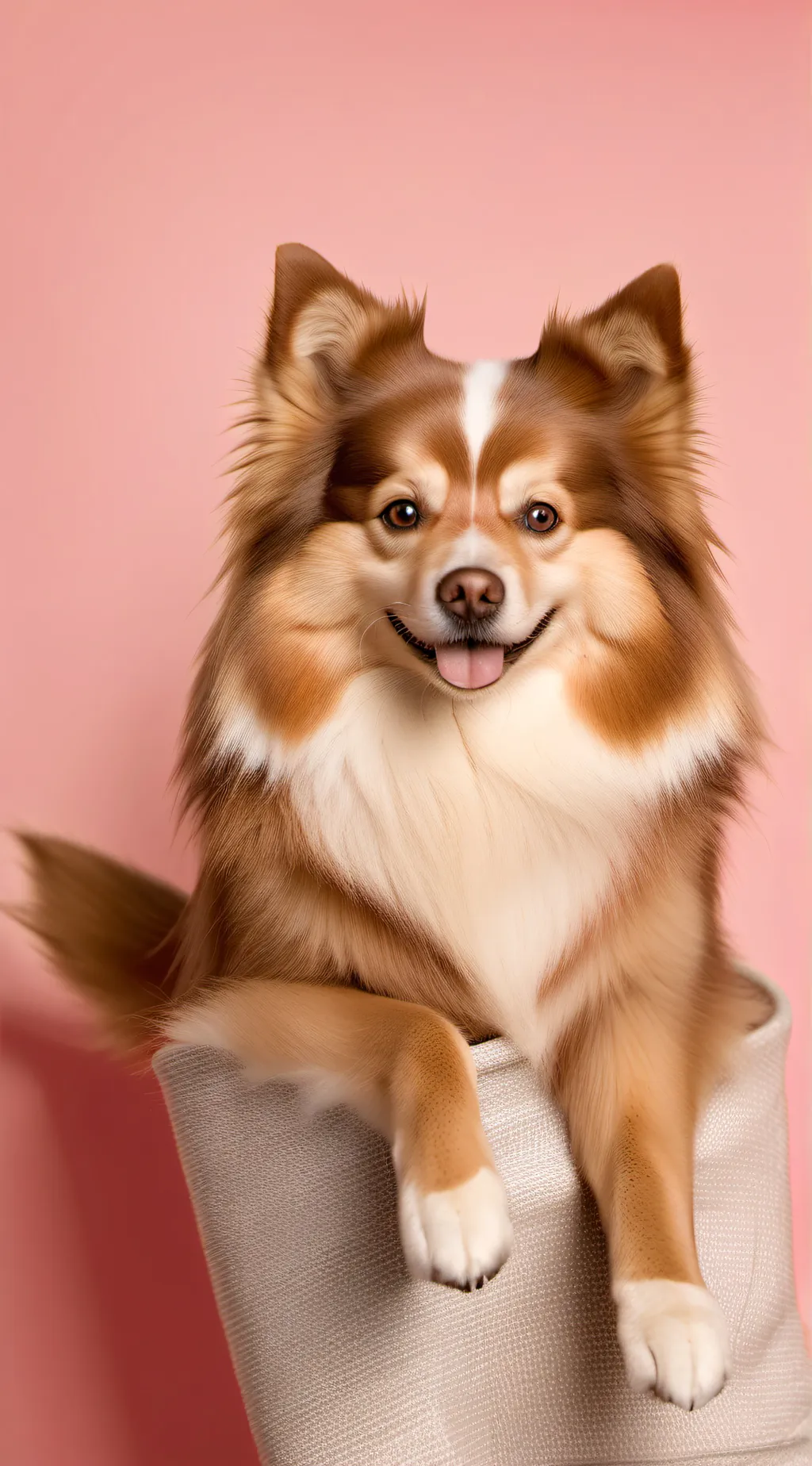 ai character: Break up dog background