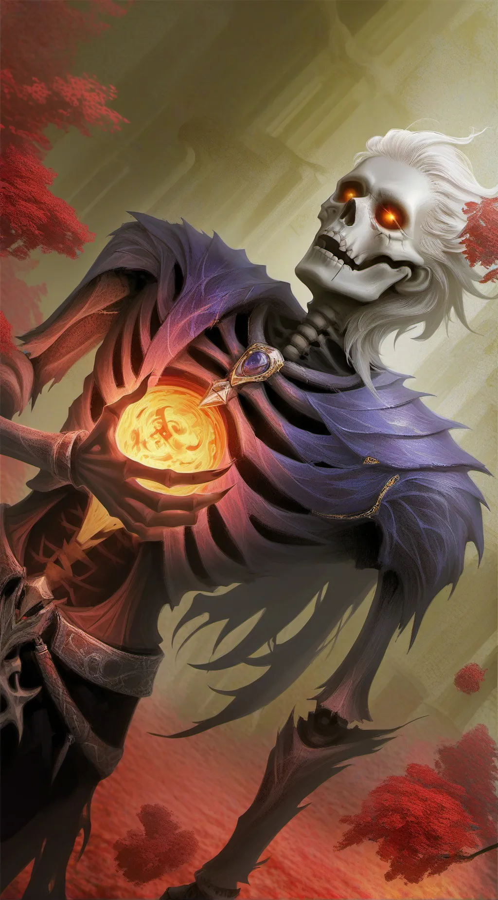 ai character: Skeleton Overlord background