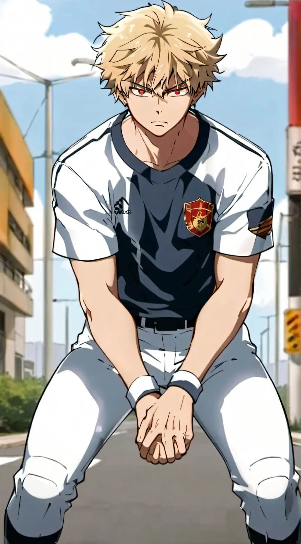 ai character: Bakugo Katsuki  background