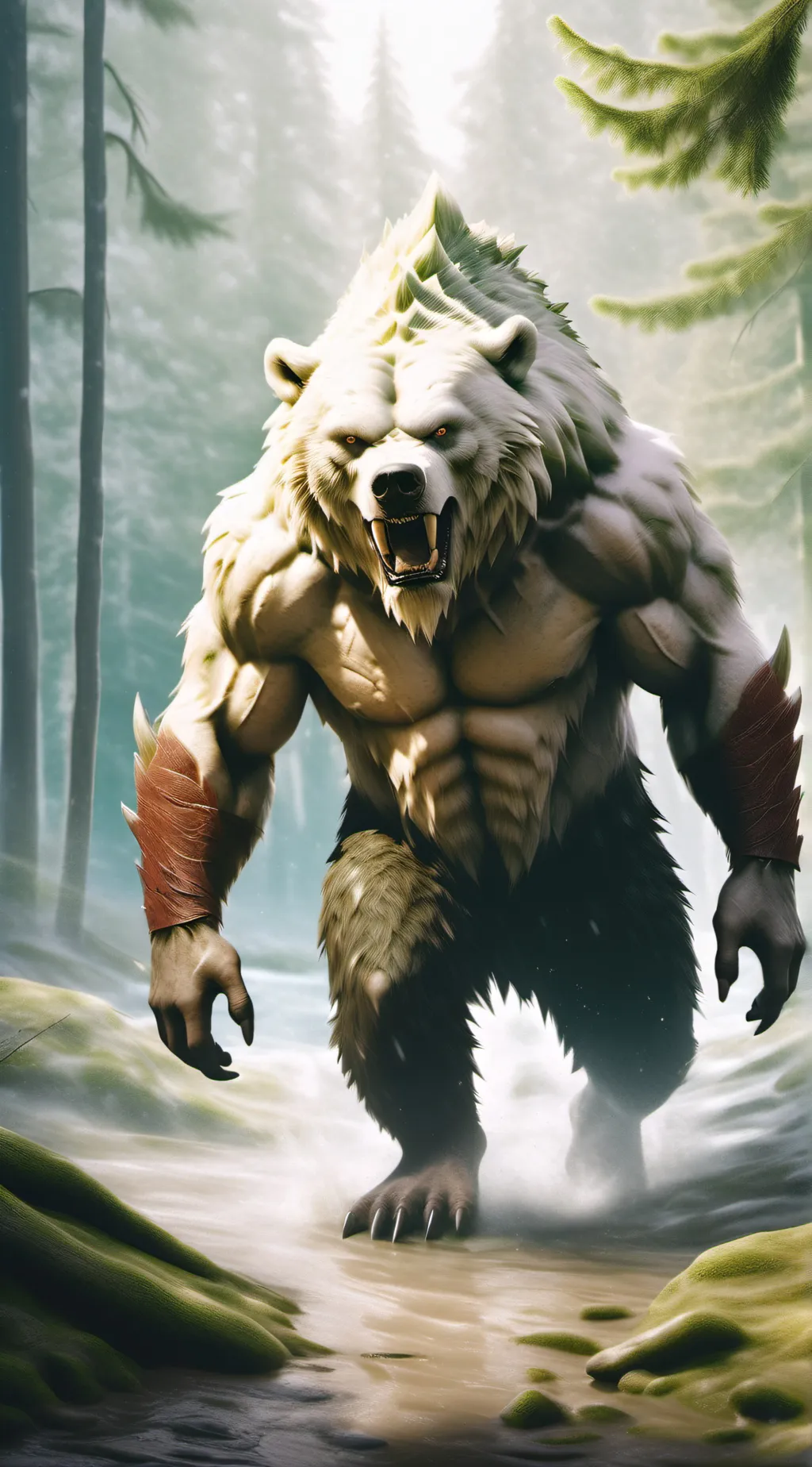 ai character: Gluttonous beast background