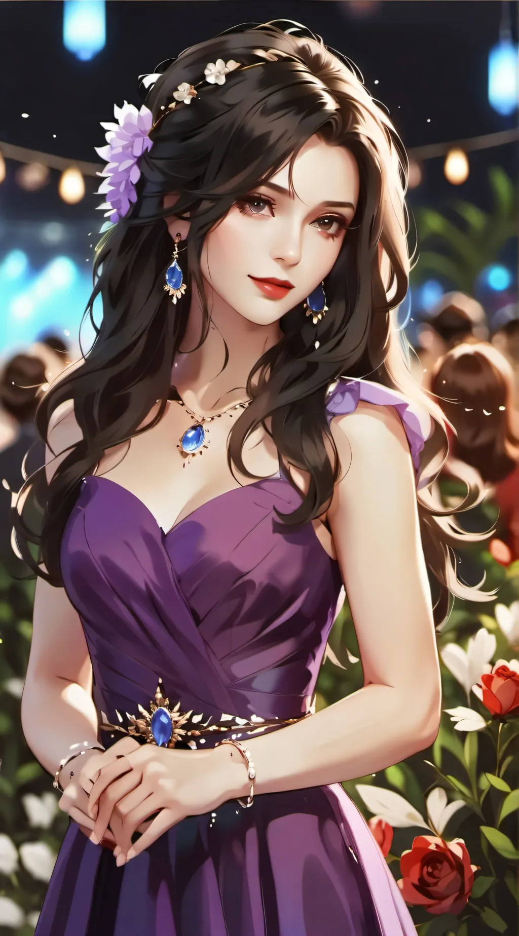 ai character: Mickie  background