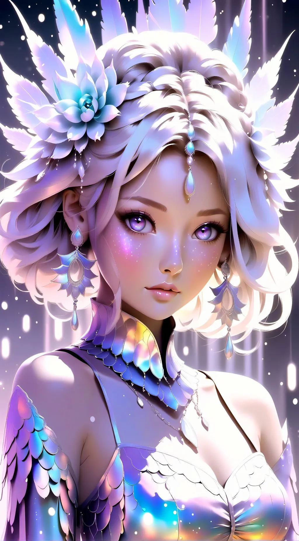 ai character: מלאך background