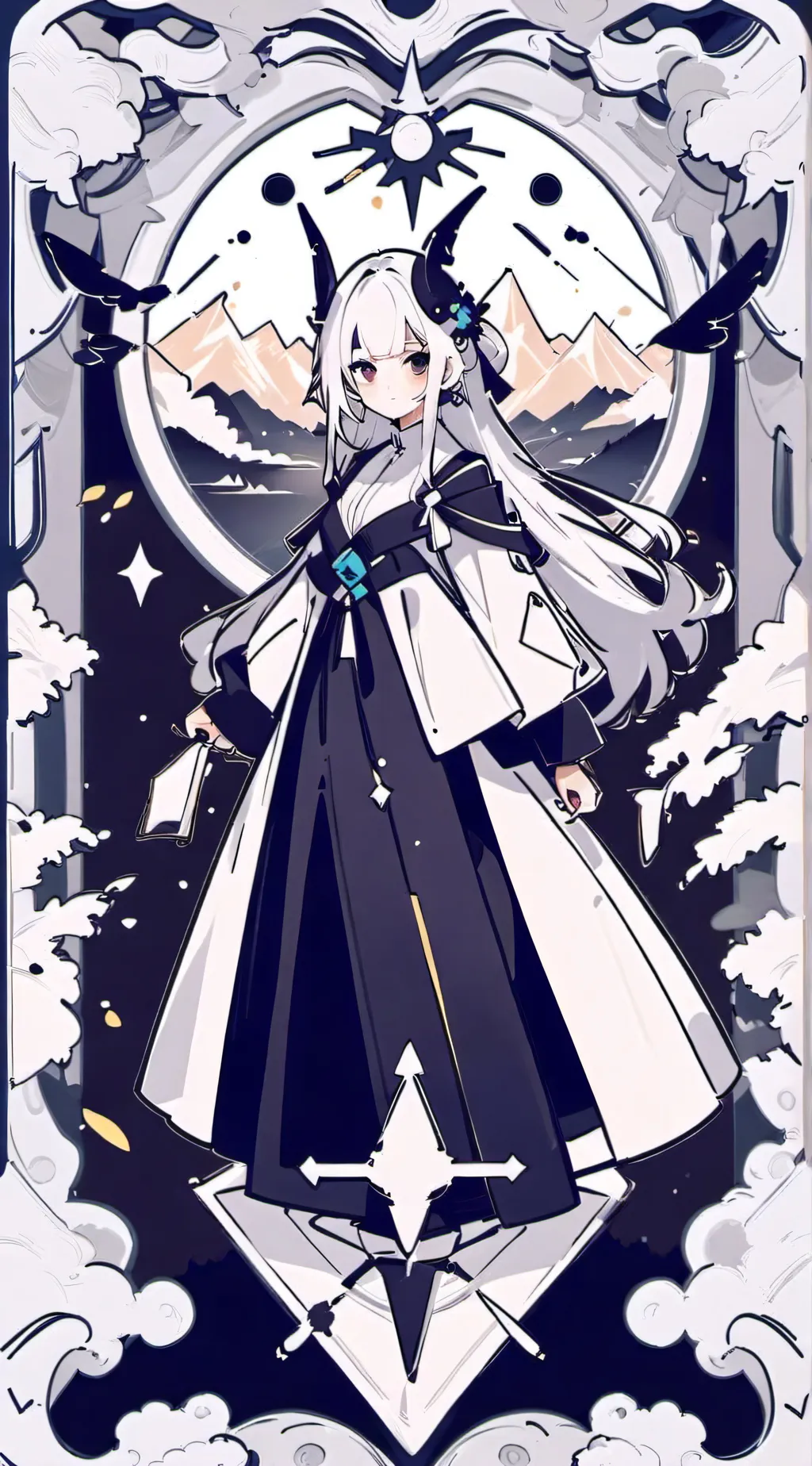 ai character: Luna background