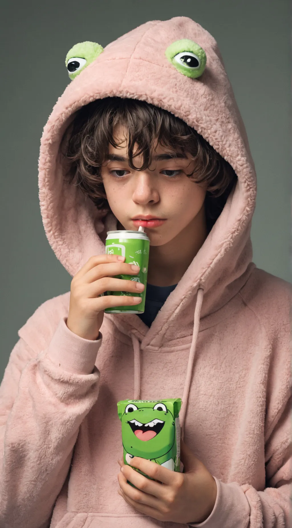 ai character: Froggy background