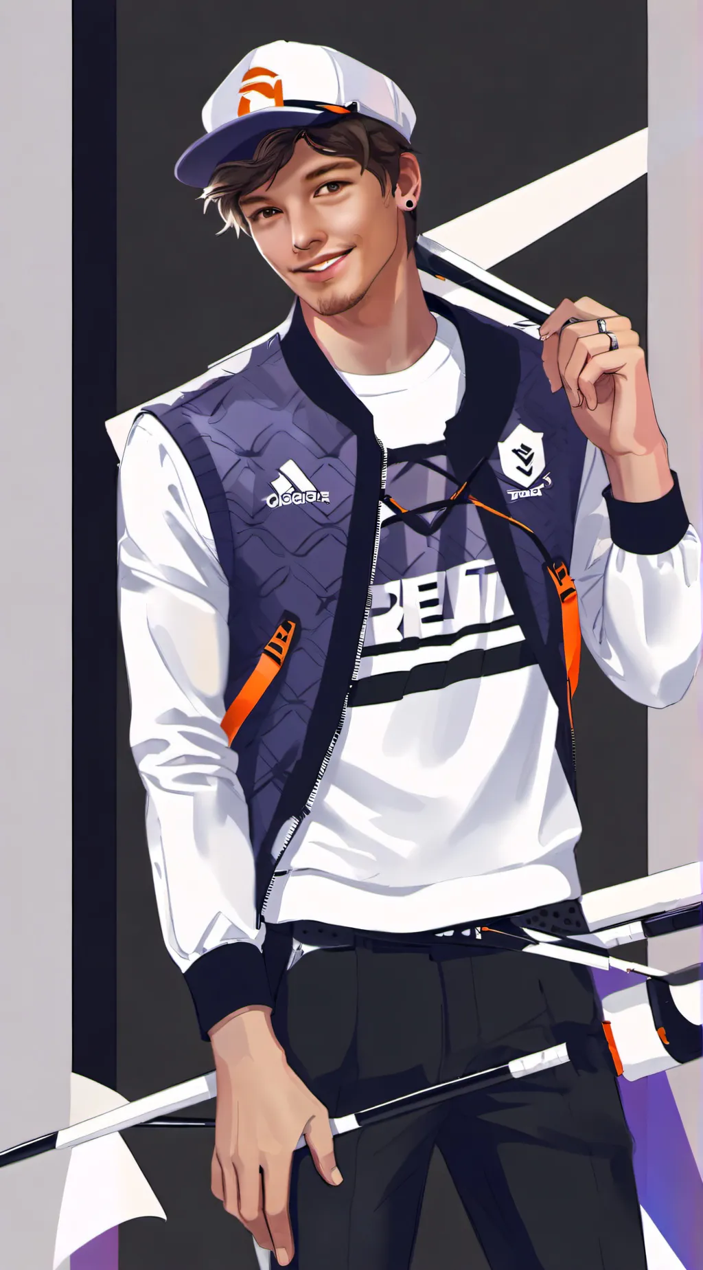 ai character: Louis Tomlinson#2 background